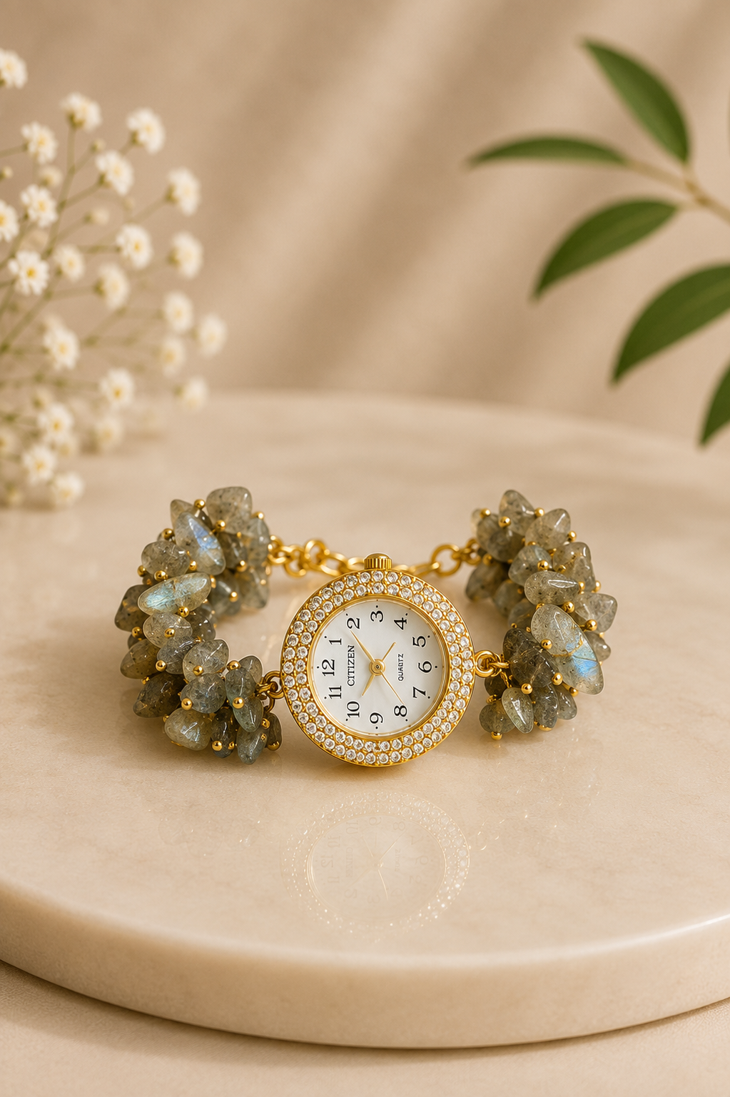 Pyrite Chips Watch