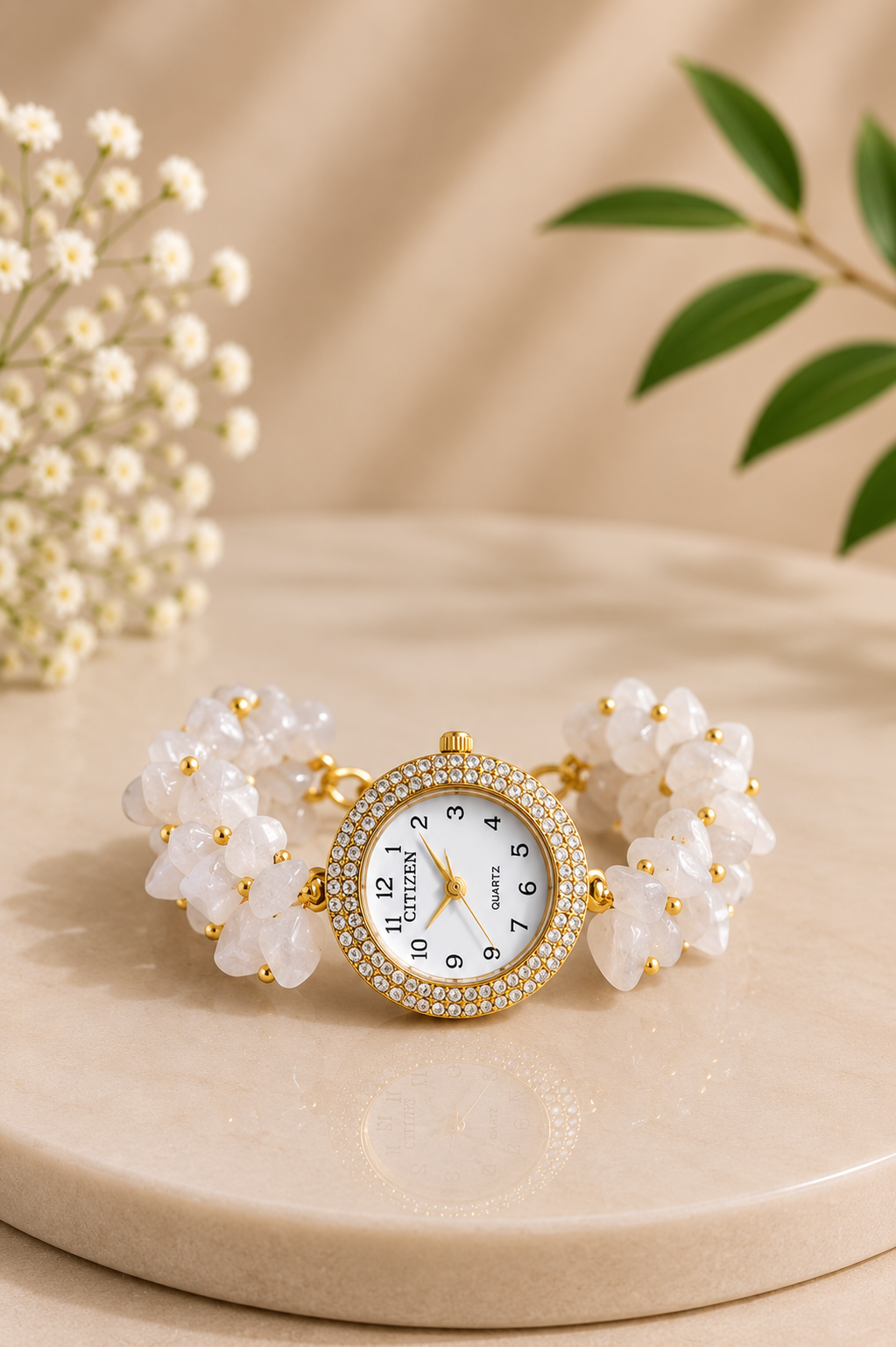 Selenite Chips Watch